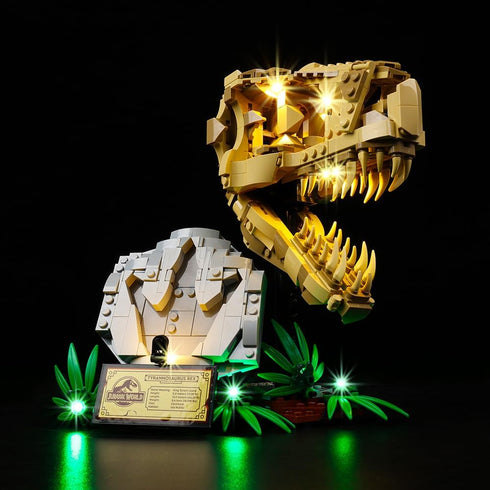 Kyglaring LED Light Kit for Lego Jurassic World, Indominus Rex Lighting Kit Compatible with Lego 76964 - No T Rex Model