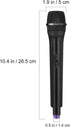 Ipetboom Simulated Microphone Toy, 1 Pc Fake Mic for Pretend Play, Fun Karaoke Prop for Birthday Party Favors