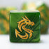 7-Die RPG Polyhedral Dice Set for Dungeon and Dragons D&D MTG, D20 D12 D10 D8 D6 D4 D% (Green)