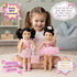 14 Inch 9-PC 14" Emily Rose Fashion Doll Clothes Ballet Essentials Bundle with Ballerina Practice Outfit & Sparkly