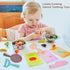 0-BPA Silicone Culinary Kitchen Utensil Baby Teething Toys: Chef Cooking Role Playing Games Training for Infants, 4 Pack