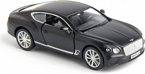 1:36 Diecasting Alloy Car Model Bentley Continental GT Toy Car, Pull Back Vehicles for Kids - Black