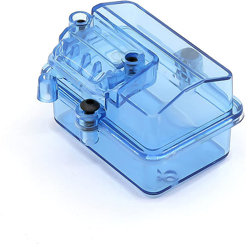 LICHIFIT ESC Receiver Box Protective Case Cover, Transparent Waterproof Sealed Box for Huanqi 727 Slash RC Boat Model