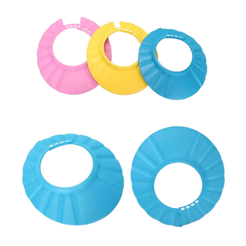 Pjeghbvop Kids Shampoo Hat Bathing Eye Protective Shower for Newborn Toddler & Adjustable Caps Shower Bath Gear