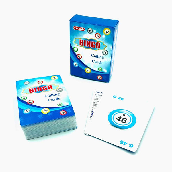 Yuanhe 2.5"X3.5" Bingo Calling Cards - Colorful and Durable, Complete Deck of 75 Numbers for Bingo Games