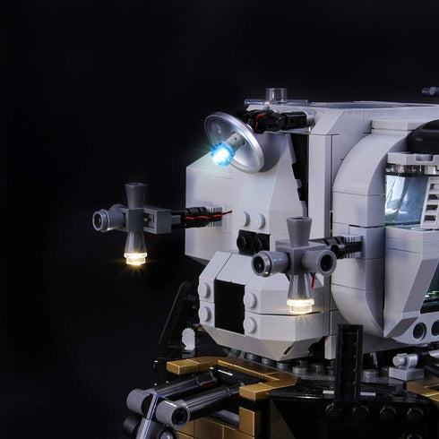BRIKSMAX Led Lighting Kit for Creator NASA Apollo 11 Lunar Lander - Compatible with Lego 10266