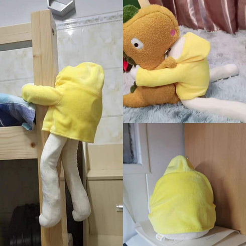 Plush Banana Man Toy, 16inch Weird Banana Man Doll with Magnet, Funny Poseable Stuffed Animal Gift