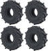 RCHUBAM 4PCS 1.0" Micro Crawler Tires Rubber Mud Tires for 1/18 TRX4M 1/24 Axial SCX24 90081 AXI00001 AXI00002 AXI00005 AXI00006 RC Crawler Car (62mm)