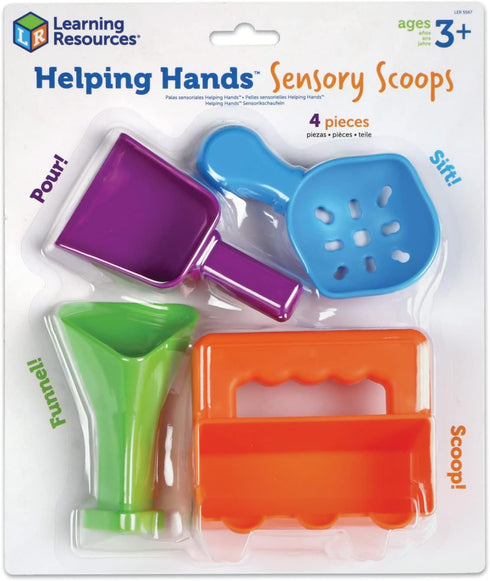 Learning Resources Helping Hands Sensory Scoops - 4 Pieces, Fine Motor Skills Toys for Children Ages 3+