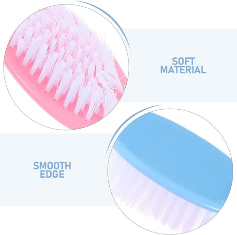 Set 10 Pack 5.31 Inch Baby Hair Comb and Brush Lightweight Infant Hair Care Tools Soft Synthetic Bristles for Gentle