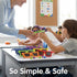 Block Mania Building Block Glasses with Extra Bricks - Fun Carnival Supplies