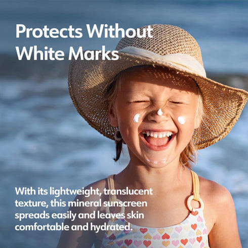 SPF30 100 (3.5 oz Baby Sunscreen For Kid-Safe,Reef-Friendly Organic Sunscreen Care, Zinc Formula, Made in Canada