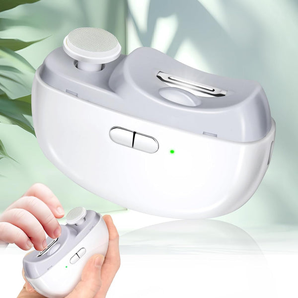LOQOMI Electric Nail Clipper 3 in 1 Design, Automatic Baby Nail Trimmer