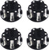 4Pcs Hexagonal Nuts - M4 Aluminum Alloy RC Wheel Hex Nuts for HSP Sakura D3 D4
