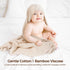 CottCare 4-Pack 45''x45'' Muslin Swaddle Blankets for Babies, Ultra Soft Breathable Receiving Blankets, Large Baby