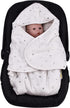 Bebamour Winter Car Seat Cover & Baby Swaddle Blanket for Newborns
