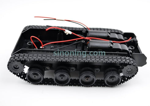 Mini Smart Robot Tank Car Chassis Kit with Rubber Track Crawler Arduino 130 Motor