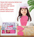 Qmakup Sets 2-8 Kids Baking for Girls ,Chef Costume Kids and Ttoddler Apron for GirlsKids Chef hat and ApronPopular
