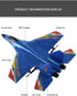 RC Plane Su-27 Ready to Fly, 2 Channel 2.4GHZ Remote Control Airplane, RC Aircraft for Boys Girls Adults Beginners