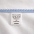 Personalized Baby Cloth Diaper with Embroidered Name White Cotton Diaper with Piqu Trim Name, Date & Motif Embroidery |