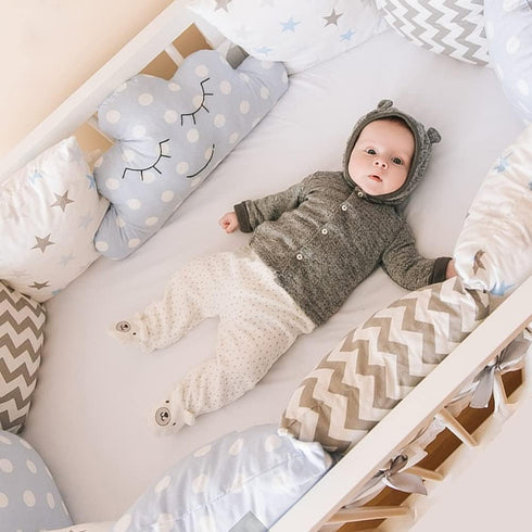 Surakey Baby Mattress Cover Silk Crib Mattress Cover Soft Breathable Standard Cradle Safety Baby Mattress Cover Cotton