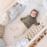 Surakey Baby Mattress Cover Silk Crib Mattress Cover Soft Breathable Standard Cradle Safety Baby Mattress Cover Cotton