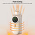 Tnfeeon Silent Milk Bottle Warmer Fast Heating Bottle Heater Travel Friendly Efficient Heating Technology with Accurate