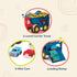 B. toys Car Carrier Truck - Toy Car Carrier with 6 Mini Cars for Toddlers 12 Months +