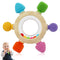 Baby Teething Rings Toys for 0-6 6-12 Months Baby Rattle Teether Sensory