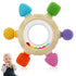 Baby Teething Rings Toys for 0-6 6-12 Months Baby Rattle Teether Sensory