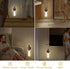 2-Pack Set, LANDGOO Magnetic Night Light with Motion Sensor, Walnut Wood Cylindrical Rechargeable LED Lamp White Light