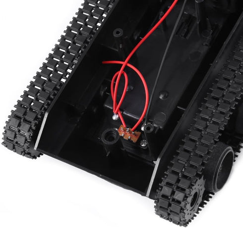 LiebeWH Shock Absorbed Robot Chassis, Plastic Smart Car DIY Kit, 3V to 7V for Video Recording Vehicle