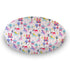 SHEETWORLD.COM SheetWorld Fitted 100% Cotton Percale Oval Crib Sheet, Fits Stokke Sleepi 26