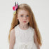 Girls Unicorn Hair Bows with Alligator Clips, Cheer Bows Hair Accessories for Kids, 6 Packs