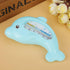 Cute Blue Dolphin Baby Bath Thermometer for Safe Bathing