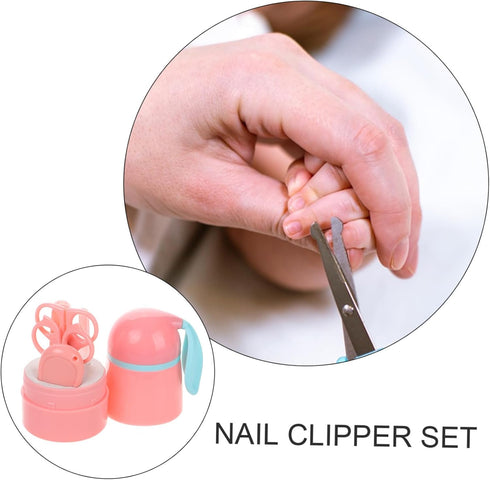 Set Toyvian Newborn Grooming Kit - Safe Nail Care with Clippers, Scissors & Tweezers