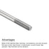 MECCANIXITY 304 Stainless Steel Push Rod Connector - Double End Threaded Rod for DIY RC Car, Boat, Airplane, Helicopter