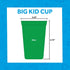 Re-Play Kids Dinnerware Set, Sky Blue, 10 oz. Open Cup, 7" Flat Plate, 12 Oz. Bowl, Fork & Spoon