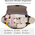 2 SUNVENO Kitty Stroller Organizer Bag Universal Baby Stroller Caddy with Cup Holders, Adjustable Straps, Waterproof