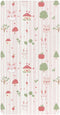 miaozhen Cotton Baby Crib Sheets Soft Comfy Animal Cartoon Blush Color Stripe Toddler
