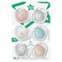 Tommee 0-6 Symmetrical Pack 6 Tippee Night Time Pacifier, Months, Silicone Baglet, BPA-Free Binkies, Glow in The Dark