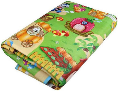 70.8''X47.2''X0.2'' SIMPVALE Baby Crawling Mat Double-Sided Foam Waterproof Floor Mat Drawing Alphabet Figures Animals