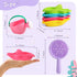 1-3 2-4 6 Fajiabao Bath Toys for Kids Ages Toddler Bath Toys Mold Free for Stacking Boat Water Table Pool Sand Bathtub