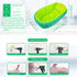 0-6 Inflatable Baby Bathtub,Newborn to Toddler Bath Tub with Built-in Air Pump,Portable Travel Shower Basin with Back