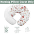 Farm Animals Life Baby Nursing Pillow Covers for Boy Girl Tractor Barn Pig Cow Lamb Hen Duck Soft Nursing Slipcovers