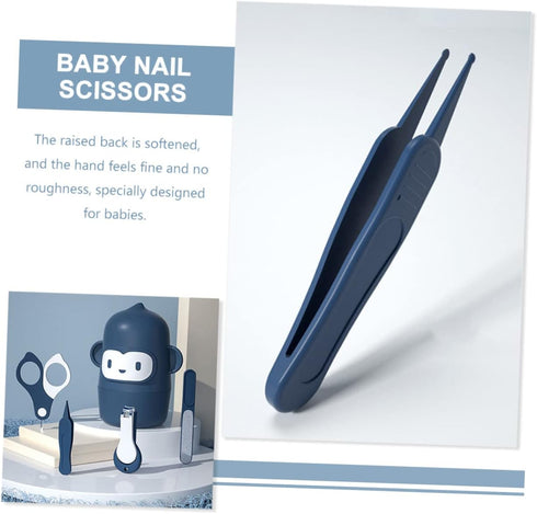 Trimmer Stainless Steel Baby Nail Clipper Kit Infants Nail Tweezers for Newborns
