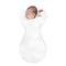 SwaddleDesigns Transitional Swaddle Sack, Arms Up Half-Length Sleeves, Swaddle for Newborn 3-6 Month, Sterling Dots