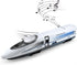 OTONOPI Electric Bullet Train with Lights and Sounds Subway Locomotive Engine High