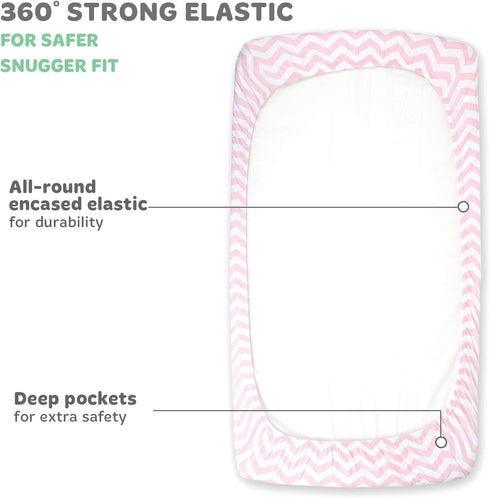 18 36 2 Pack Cradle Sheets Fitted x Compatible with Arms Reach Co Sleeper Clear Vue, Cambria, Mini Ezee Bassinets Fits