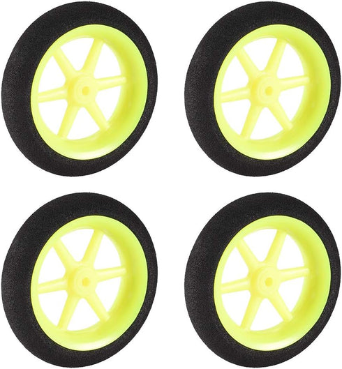 uxcell Micro Sport Wheel for RC Model Plane Aircraft, 0.15 Inch x 1.96 Inch, 4PCS
